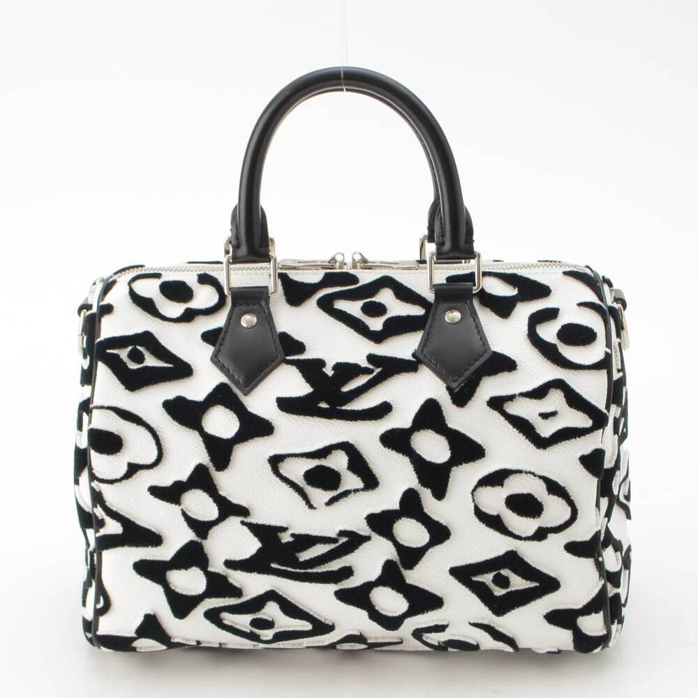 Louis Vuitton Urs Fischer Speedy Bandouliere Handbag White - Picture 4 of 10